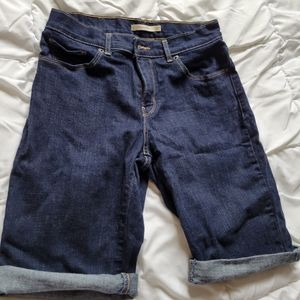 Denim shorts